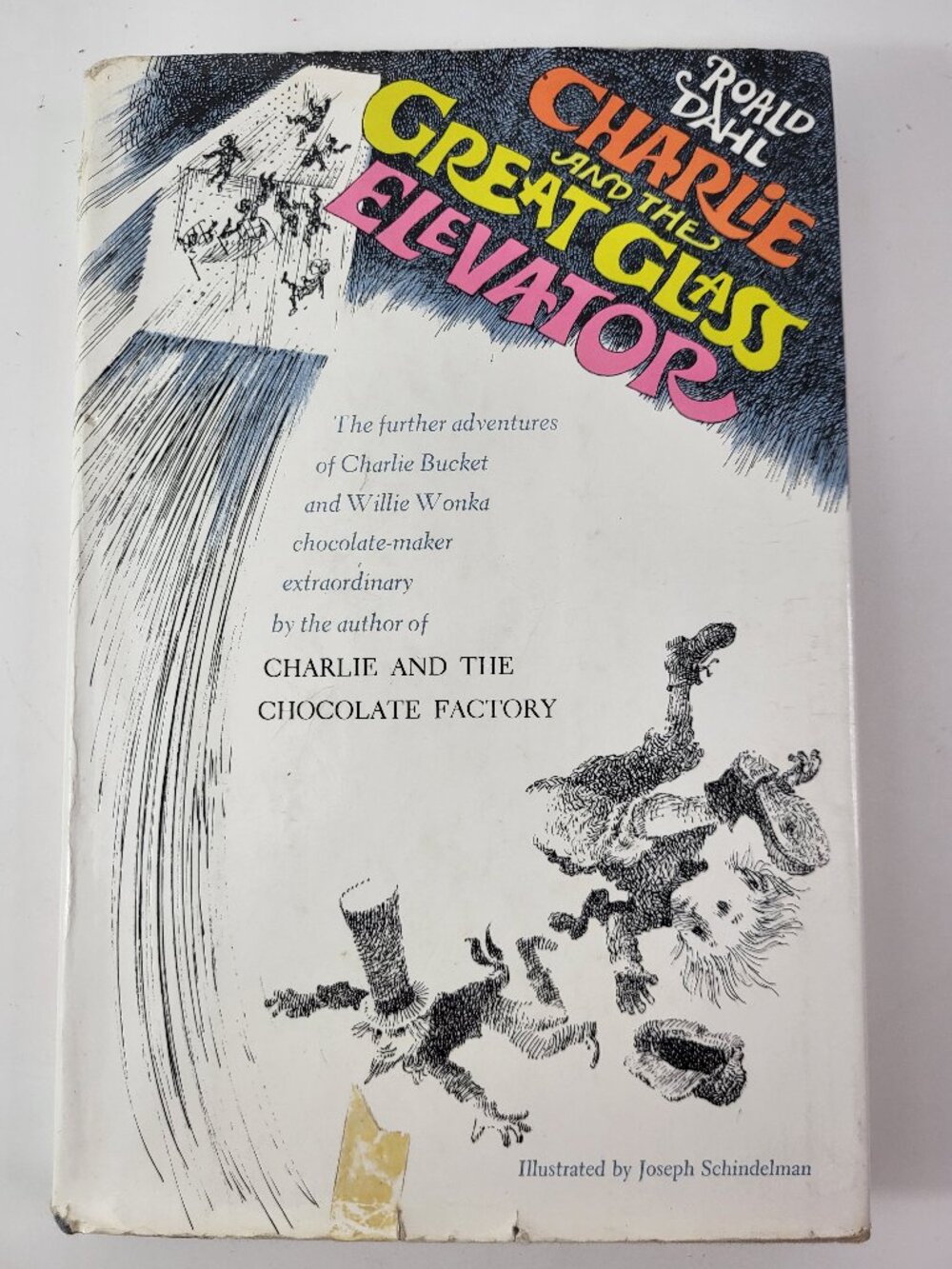 Roald Dahl Charlie and the Great Glass Elevator 1972 Hardcover Ninth Printing